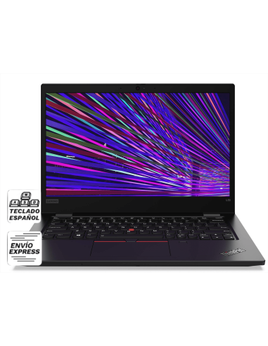 Portátil Lenovo ThinkPad L13 | 13,3" | Core i3 10th | 4GB RAM + 4GB Virtuales | 256GB SSD